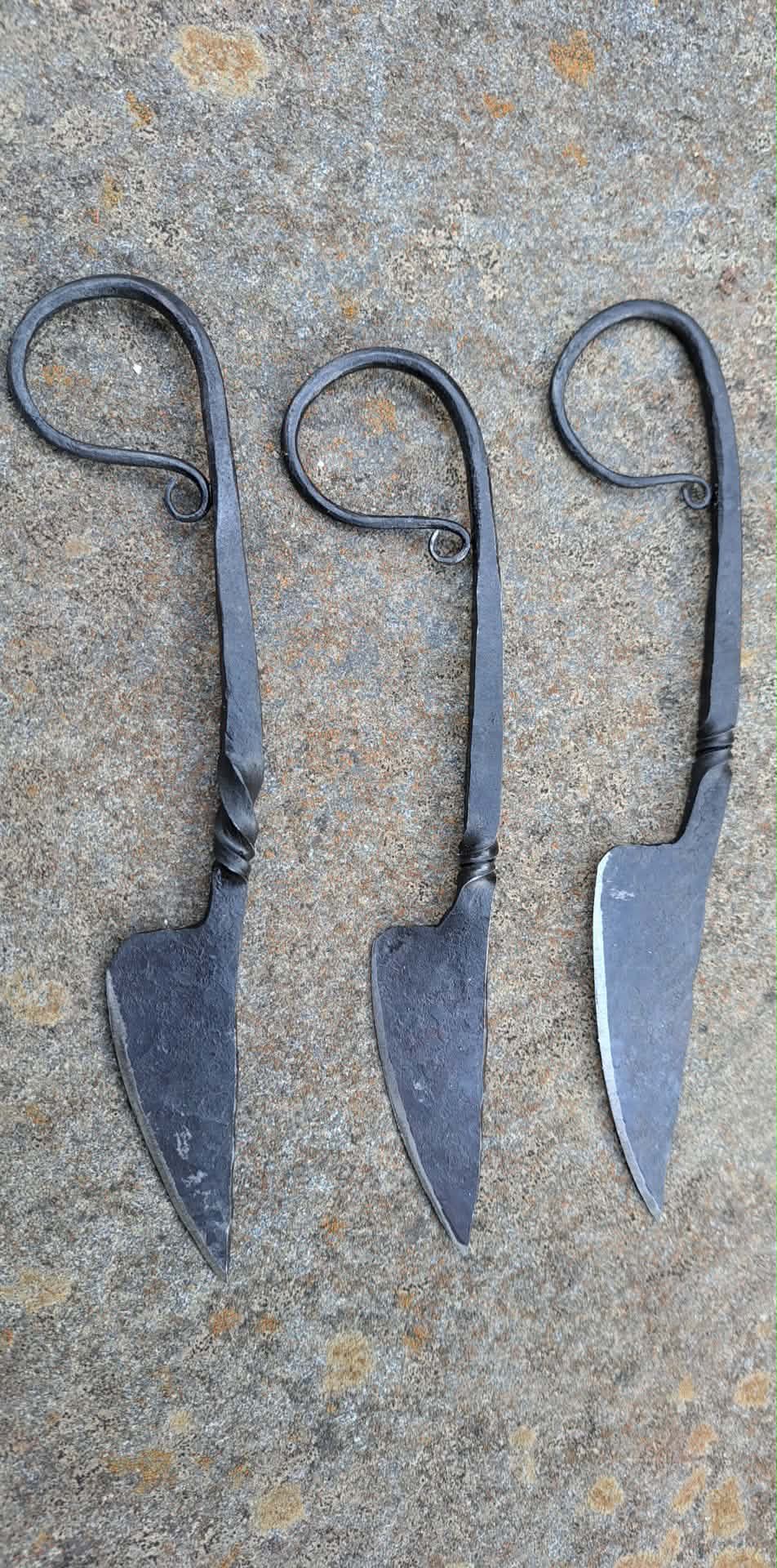 Hand-Forged Cheese Knife