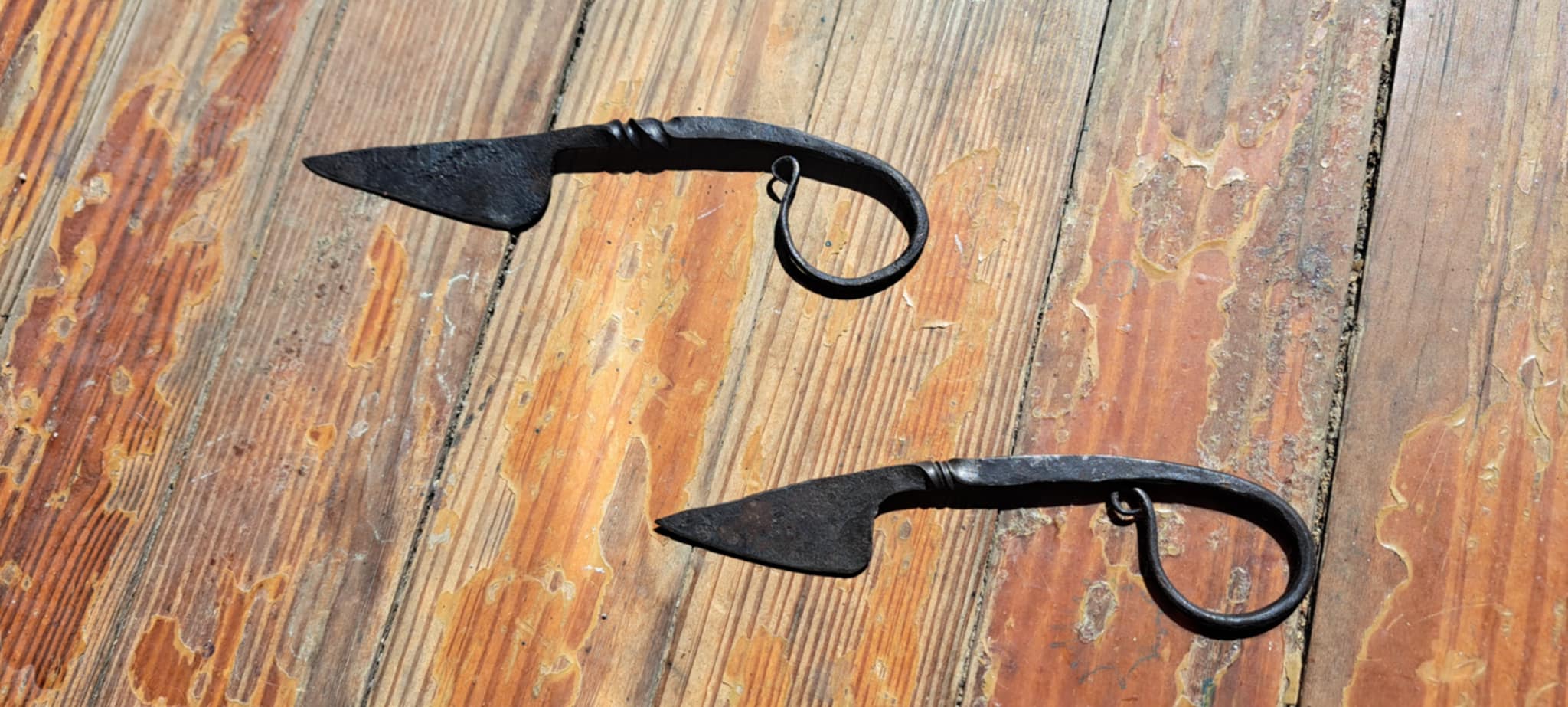 Hand-Forged Cheese Knife